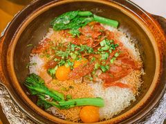 金沙芝士腊味煲仔饭-顺德公广东猪肚鸡·煲仔饭(白石洲店)