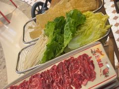 蔬菜三拼-沙胆彪炭炉牛杂煲(上海日月光广场店)