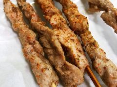 油炸羊肉串-四爷捞锅·潮汕牛仔骨火锅(泉城路店)