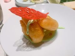 芥末水晶虾丸子-许家菜.艺创菜(仁和新城店)