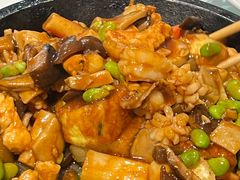 铁板八珍脆皮豆腐-百饺园酒楼(平山道店)