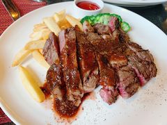 碳烤肉眼牛排及秘制牛排汁-WOLFGANG PUCK KITCHEN & BAR(迪士尼小镇店)