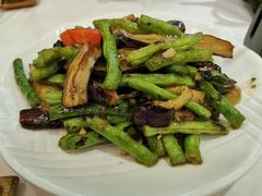 榄角鱼酱炒四季豆茄子-广州酒家(文昌总店)