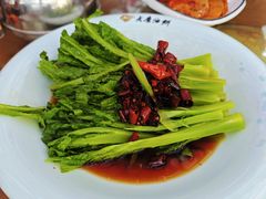 炝拌川笋尖-老磨油饼(高陵店)