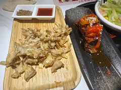 干炸栗蘑-黑鸡小馆(金源店)