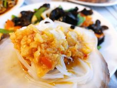 蒜蓉粉丝蒸扇贝-京秀缘蒸汽海鲜农家菜大馅蒸饺