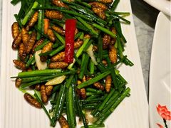 韭菜花炒蚕蛹-池记大牌档(广纸店)