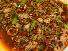 火爆泡椒双脆（鸡胗脆肠）-荆九爷爆炒桥头三嫩(浙大店)