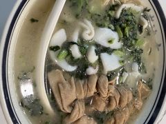 青咸菜目鱼汤面-老地方面馆(思南路店)