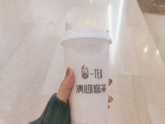 黑糖芋泥鲜牛乳-茶百道(柏威年店)
