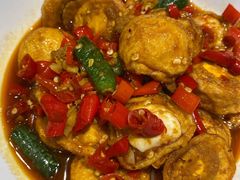 辣炒金钱蛋-兰湘子·湘菜小炒(崂山丽达店)