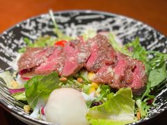 果木香烤牛肉温泉蛋沙拉-Mr.cattle·卡图牛扒(中建广场店)