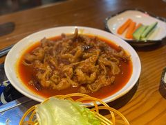 火辣鸡爪-红辣椒八爪鱼特色韩国料理