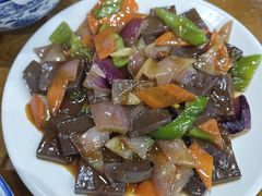 爆炒羊血-长安后宰门水盆羊肉(新都心店)