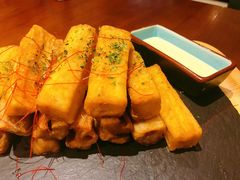 酥炸茄子藕条-十二舍·湯物素煮(江泰潤政店)