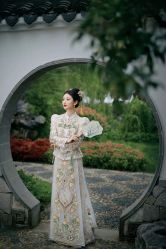 -懿沉香中式嫁衣礼服秀禾服龙凤褂马来褂旗袍总店