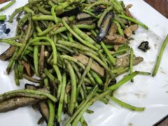野芦蒿炒臭干-广迎居老正兴菜馆