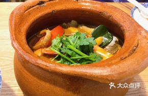 Signature Tom Yum Seafood Noodle Soup Deluxe