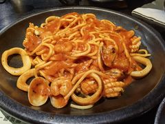 海鲜番茄意面-机器人火炉披萨