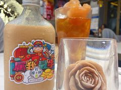 冠军玫瑰冰奶茶-柠檬树茶餐厅(海雅缤纷城店)