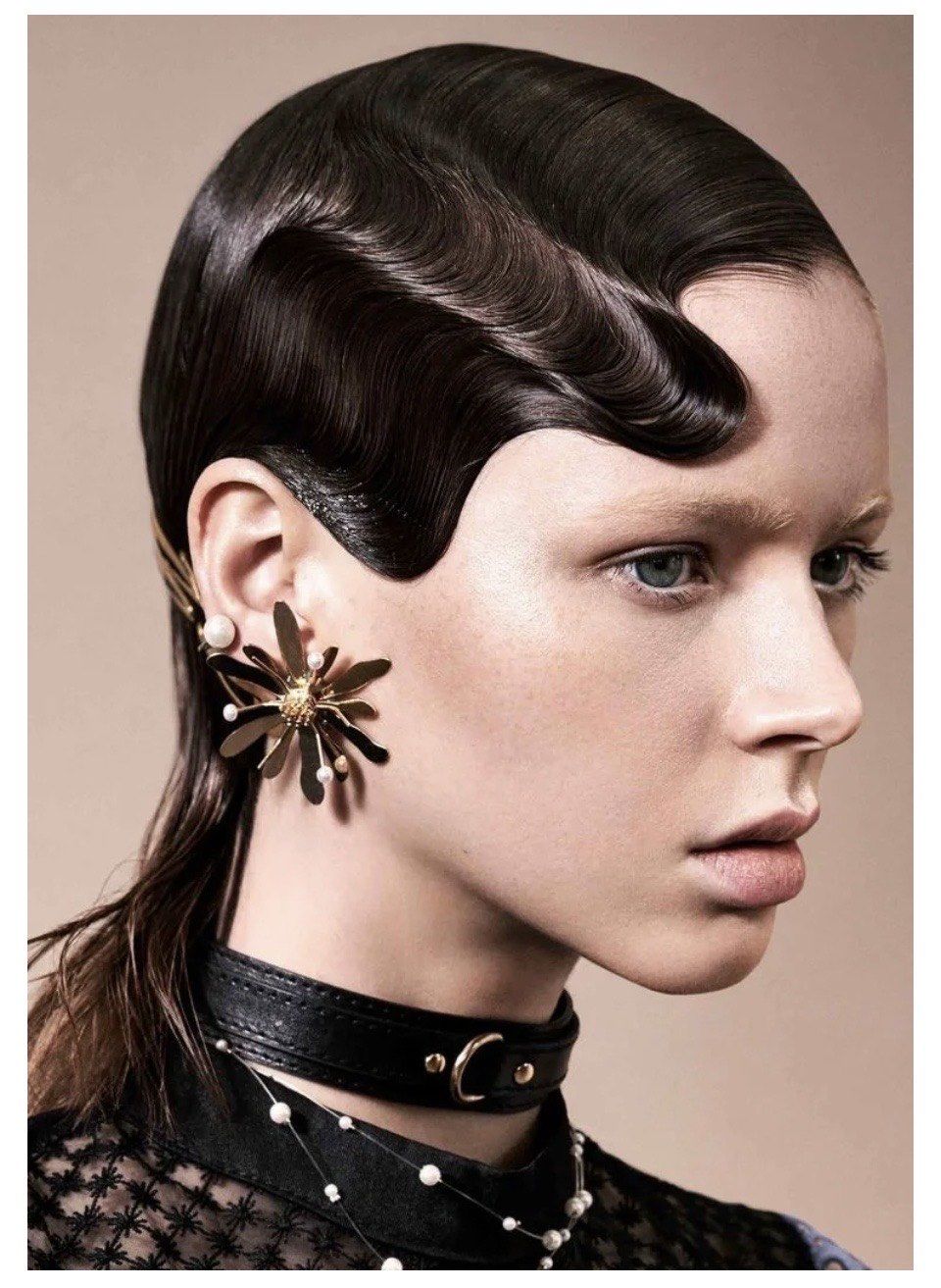 造型艺术 手推波纹