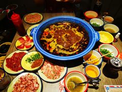重庆原始红油现炒锅底-王歘歘·chuǎ火锅(五道营店)