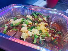 陕西蒜蓉羊血-秦炉烤肉(财富中心店)