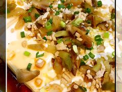 韭黄肉松蒸山水豆腐-凤厨顺德水乡凤味馆(大良锦龙路店)
