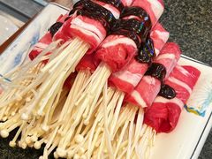 肥牛金针菇-揽月斋炙子烤肉·清真(安定门·五道营店)