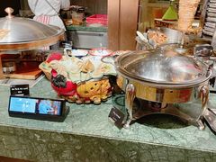 自助取餐区-怡咖啡海鲜自助餐厅(浦东香格里拉店)