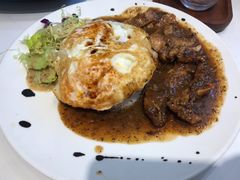 黑椒带骨猪排双蛋饭-柠檬树茶餐厅(海雅缤纷城店)