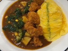 炸鸡块咖喱蛋包饭套餐-池奈·日式咖喱蛋包饭(赛高店)