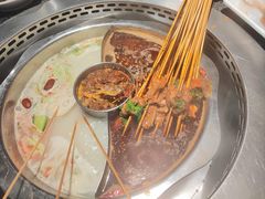 鸳鸯锅底-佰人王串串香火锅(洋珠巷店)