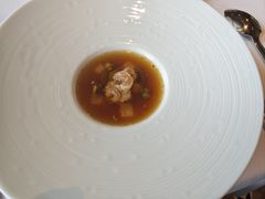 罗氏虾清汤配米饭-Le Comptoir de Pierre Gagnaire