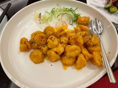 新派宫爆鲜虾球-莫干山郡安里度假酒店-桃尖中餐厅