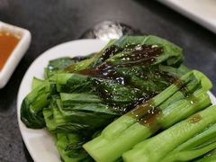 白灼蚝油碧绿鲜菜心-丽的面家(多宝路店)
