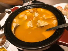 松茸虾汤老豆腐-花家怡园(四合院总店)