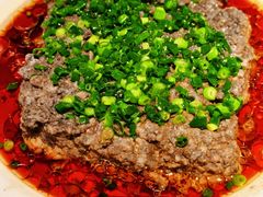 葱香墨鱼汁肉饼-醉庐·新上海菜(南京西路店)