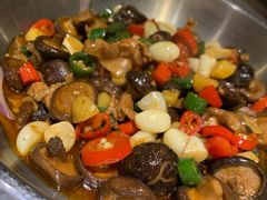 干土豆片炒腊肉-小杨烤肉(高新店)