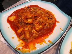 辣白菜炒五花肉-屋里家延边朝鲜族冷面(梅林3店)