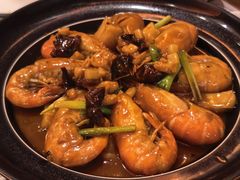 油焖罗氏虾烧年糕-清水亭湖北菜(大屯DT51店)