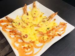 芝士焗大虾-吱咖啡西式简餐