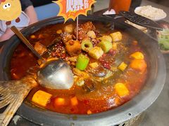 -探鱼·鲜青椒爽麻烤鱼(西南商都店)