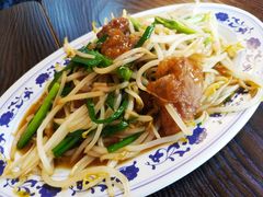 韭菜炒猪肝-拉面莊夢語＆中华料理八椿