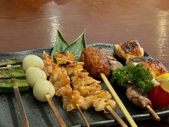 烧鸟拼盘-纹兵卫手打荞麦面日料(虹桥本店)