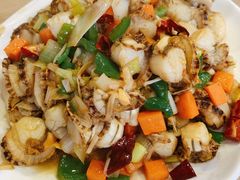 葱爆威海扇贝-威海渔村(静安旗舰店)