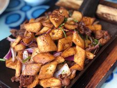 酥馕炒烤肉-撒拉花儿·新疆菜·清真(太阳宫店)