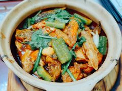 凉瓜焖三文鱼骨腩-广胜通达海鲜食府(黄沙店)