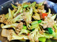 干锅有机花菜-邵老爹老杭州白斩鸡·家常菜(建国北路店)