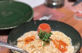 Signature Sea Urchin and Salmon Roe Risotto Pasta